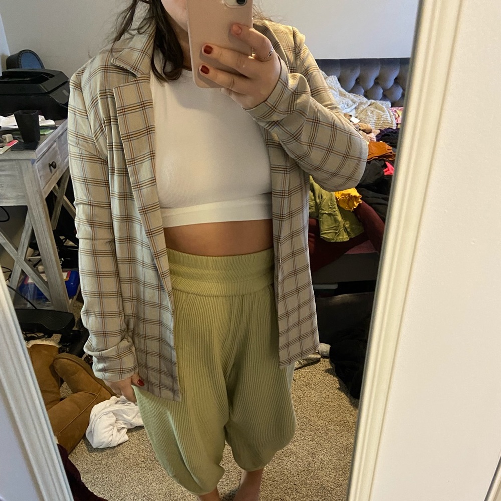 Plaid Blazer Missguided